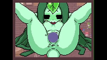 Pixel girl gets her uterus flooded with semen #7