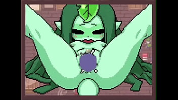 Pixel girl gets her uterus flooded with semen #7