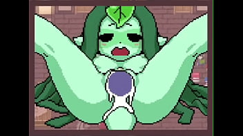 Pixel girl gets her uterus flooded with semen #7