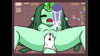 Pixel girl gets her uterus flooded with semen #7