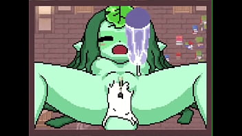 Pixel girl gets her uterus flooded with semen #7