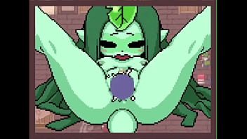 Pixel girl gets her uterus flooded with semen #7