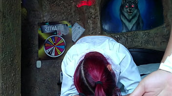 Spanking and slapping the ass of the sexy hotwife before fucking her pussy and ass