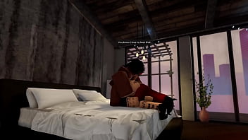 Black cock dominates futa in roblox