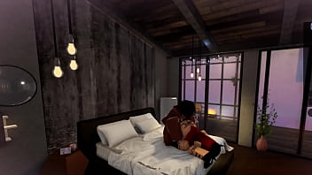 Black cock dominates futa in roblox