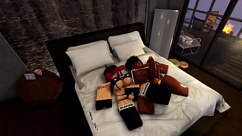 Black cock dominates futa in roblox