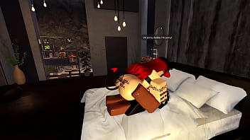 Black cock dominates futa in roblox