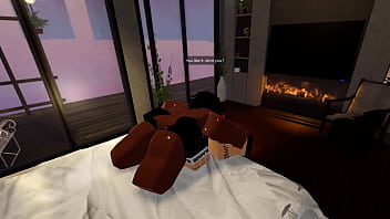 Black cock dominates futa in roblox