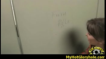 Interracial white lady confesses her sins at gloryhole 10