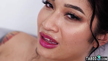 Small titted asian beauty fucked gently in the bathroom