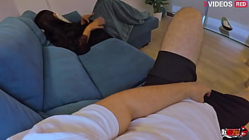 I Got Excited When I Saw My Stepmother's Naked Ass And I Want To Fuck Her On The Couch And Cum In Her Mouth thumbnail