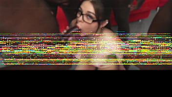 Black men with big dicks fucked a teenager with big tits