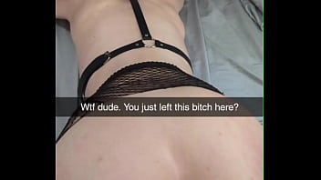 Tenant leaves bitch tied up as payment to landlord day two