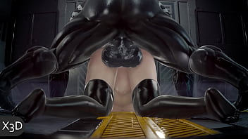 Venom destroza el ano de black cat