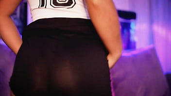 Beautiful college girl sucks cock and strokes with great passion