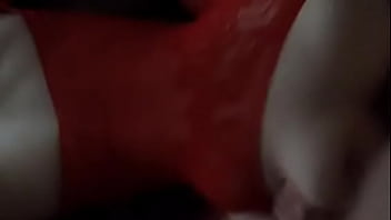 Hubby squeezes wife's ass as he pounds her