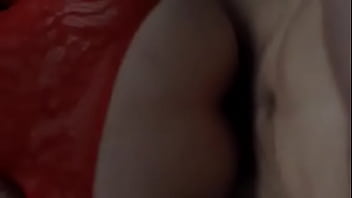 Hubby squeezes wife's ass as he pounds her