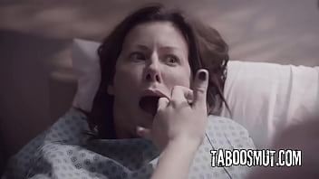 Scared busty milf and teen fucked by the hospital staff