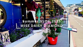 Visiting a castle in beatiful sea promenade town holiday vlog