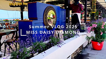 Visiting a castle in beatiful sea promenade town holiday vlog