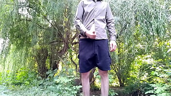 Jealous mother in law helped me cum in outdoor