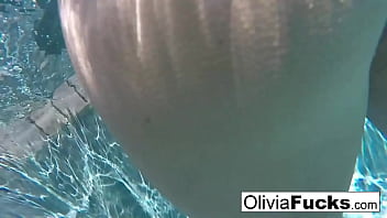 Sexy blonde masturbates