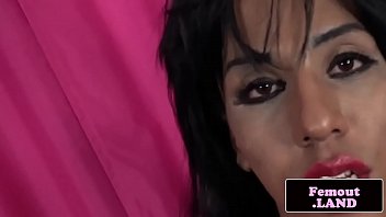 Ebony Shemale Masturbating In First Time Solo thumbnail
