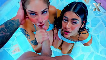 Intense pov with deep blowjobs 19year old amateur latinas