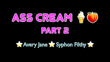Eating my anal creampie ice cream after he busts deep in my ass