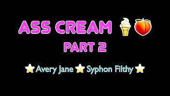 Eating my anal creampie ice cream after he busts deep in my ass