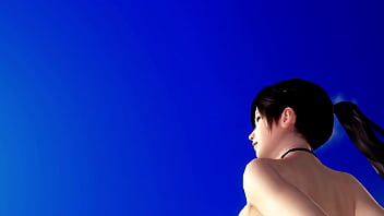 Kokoro wanted to sunbath in the nude and thought i was asleep