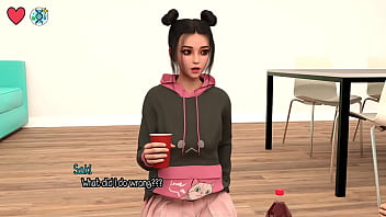 Elmwood university #19 18 year old asian girl flashes her perky tits and gives blowjob to a banana