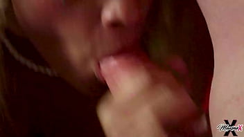 Scott rhodes unloads his sperm on maxine x's lips after hard fuck