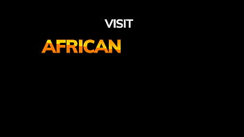 Cute ebony teen gives sloppy blowjob to big dick