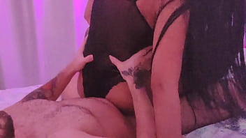 E girl sitting on a stick