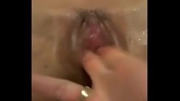 Big prolapsed pussy squirting hard