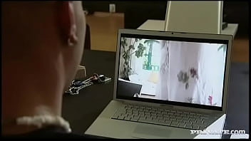 Vanessa may masturbates while a horny guy watches