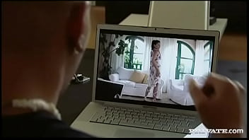 Vanessa may masturbates while a horny guy watches