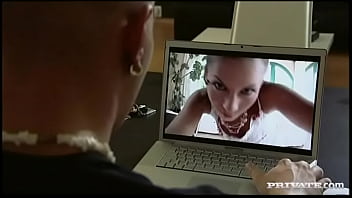 Vanessa may masturbates while a horny guy watches