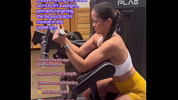 Bicep curls #beginnerworkout #fitnesstutorial #workouttutorial #howto #form #technique#biceps