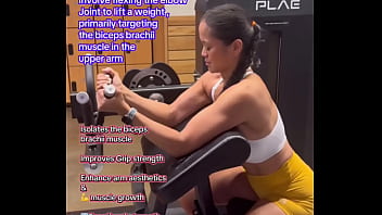 Bicep curls #beginnerworkout #fitnesstutorial #workouttutorial #howto #form #technique#biceps