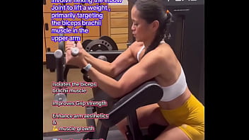 Bicep curls #beginnerworkout #fitnesstutorial #workouttutorial #howto #form #technique#biceps