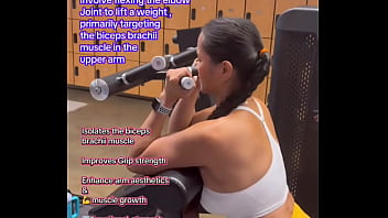 Bicep curls #beginnerworkout #fitnesstutorial #workouttutorial #howto #form #technique#biceps