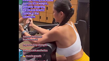 Bicep curls #beginnerworkout #fitnesstutorial #workouttutorial #howto #form #technique#biceps