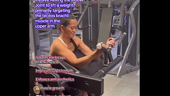 Bicep curls #beginnerworkout #fitnesstutorial #workouttutorial #howto #form #technique#biceps