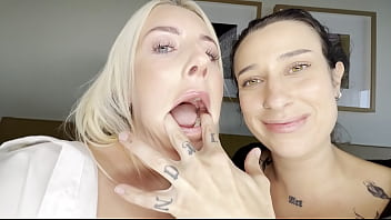 Hotwife hardcore lesbian strap on