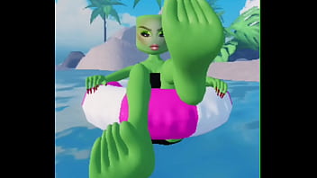 Roblox Girl Rubbing Her Feet On You thumbnail