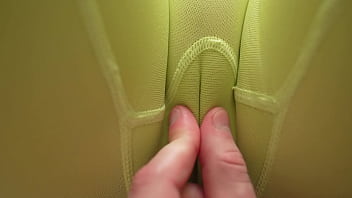 Rubbing my perfect wet pussy in wet leggings