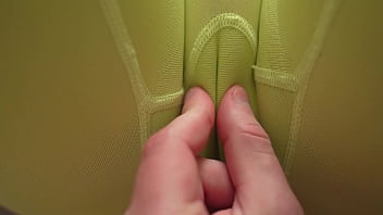 Rubbing my perfect wet pussy in wet leggings