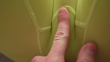 Rubbing my perfect wet pussy in wet leggings